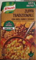 Zuckermenge drin zuppa tradizionale