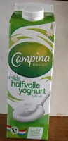 Quantité de sucre dans milde halfvolle yoghurt