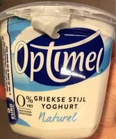 Sokerin määrä sisällä Optimel 0% griekse yoghurt