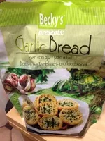 Suhkru kogus sees Garlic bread