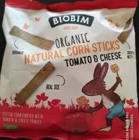 Количество сахара в Organic natural corn sticks