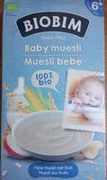 Количество сахара в Muesli Bébé