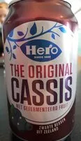 Suhkru kogus sees The Original Cassis