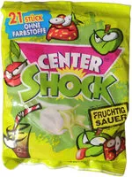 चीनी की मात्रा Center Shock Fruchtig Sauer