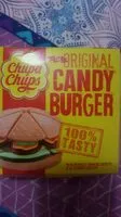 Sokerin määrä sisällä Candy burger
