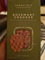 İçindeki şeker miktarı Rosemary cracker