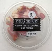 Zuckermenge drin Coppa mit Frischkäse und Feigen