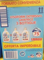 Cantidad de azúcar en Lysoform Detersivo Lavatrice Tris