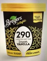 Sugar and nutrients in Breyers