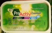 Sucre et nutriments contenus dans Proactiv essentiel