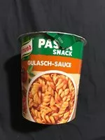 Suhkru kogus sees Pasta Snack Gulasch-Sauce