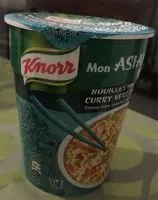 Sucre et nutriments contenus dans Knorr asian pot