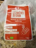 Sucre et nutriments contenus dans Les maitres du grain