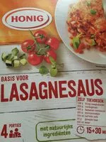 İçindeki şeker miktarı Basis voor lasagnasaus