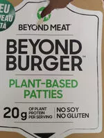 Zucker und Nährstoffe drin Beyond meat