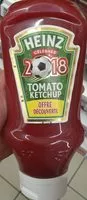 Sokerin määrä sisällä Ketchup à la tomate