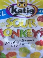 Amount of sugar in Sour Monkey