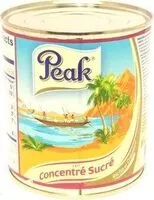 入っている砂糖の量 Peak Condensed Milk (397G)