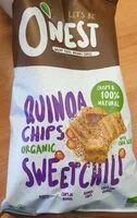 चीनी की मात्रा Quinoa chips organic sweet chili