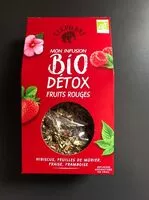 Suhkru kogus sees Elephant Mon Infusion Bio Tisane Detox Fruits Rouges Vrac Vrac 80g