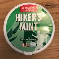 Amount of sugar in Hiker's mint XL spearmint