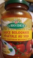 Sauce tomate bolognaise vegetale au soja