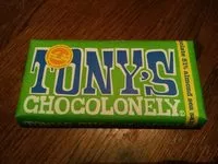 Sucre et nutriments contenus dans Tonny s chocolonely