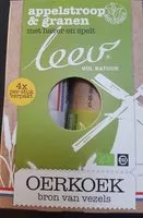 Sucre et nutriments contenus dans Leev bio