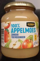 入っている砂糖の量 Appelmoes zonder toevoegingen