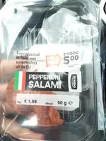 Jumlah gula yang masuk pepperoni salami