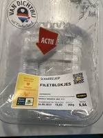 入っている砂糖の量 scharrelkip filetblokjes