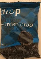 Sucre et nutriments contenus dans Munten drop