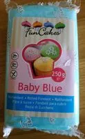 Zuckermenge drin Pâte à Sucre Funcakes Bleu Bébé