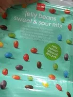 Jumlah gula yang masuk Jelly beans sweet & sour mix