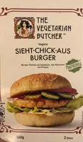 İçindeki şeker miktarı Vegane Sieht-Chick-aus Burger
