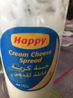 Quantité de sucre dans Cream cheese spread