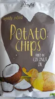 Potato crisps in coco oil