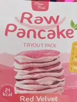चीनी की मात्रा Raw pancake Red Velvet