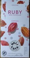 Jumlah gula yang masuk Ruby roze chocolade
