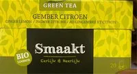 含糖量 Green tea Gember Citroen