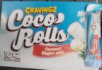 चीनी की मात्रा Coco rolls