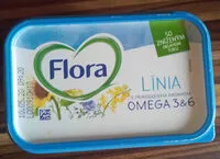 Amount of sugar in Flora linie
