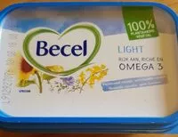 Sokerin määrä sisällä Becel Light Omega 3 100% végétal