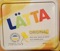 Jumlah gula yang masuk Lätta - Original