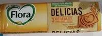 Cantidad de azúcar en Galletas delicias 3 cereales