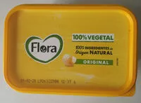 Cantidad de azúcar en Margarina Flora