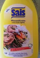 Jumlah gula yang masuk Sais Crème d'huile végétale