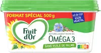 Jumlah gula yang masuk Fruit d'Or Oméga 3 Sel de Mer - Sans huile de palme
