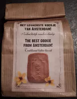 Gula dan nutrisi di dalamnya Koekje uit amsterdam