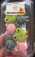 Cantidad de azúcar en Surtido de animales de pasta de azúcar